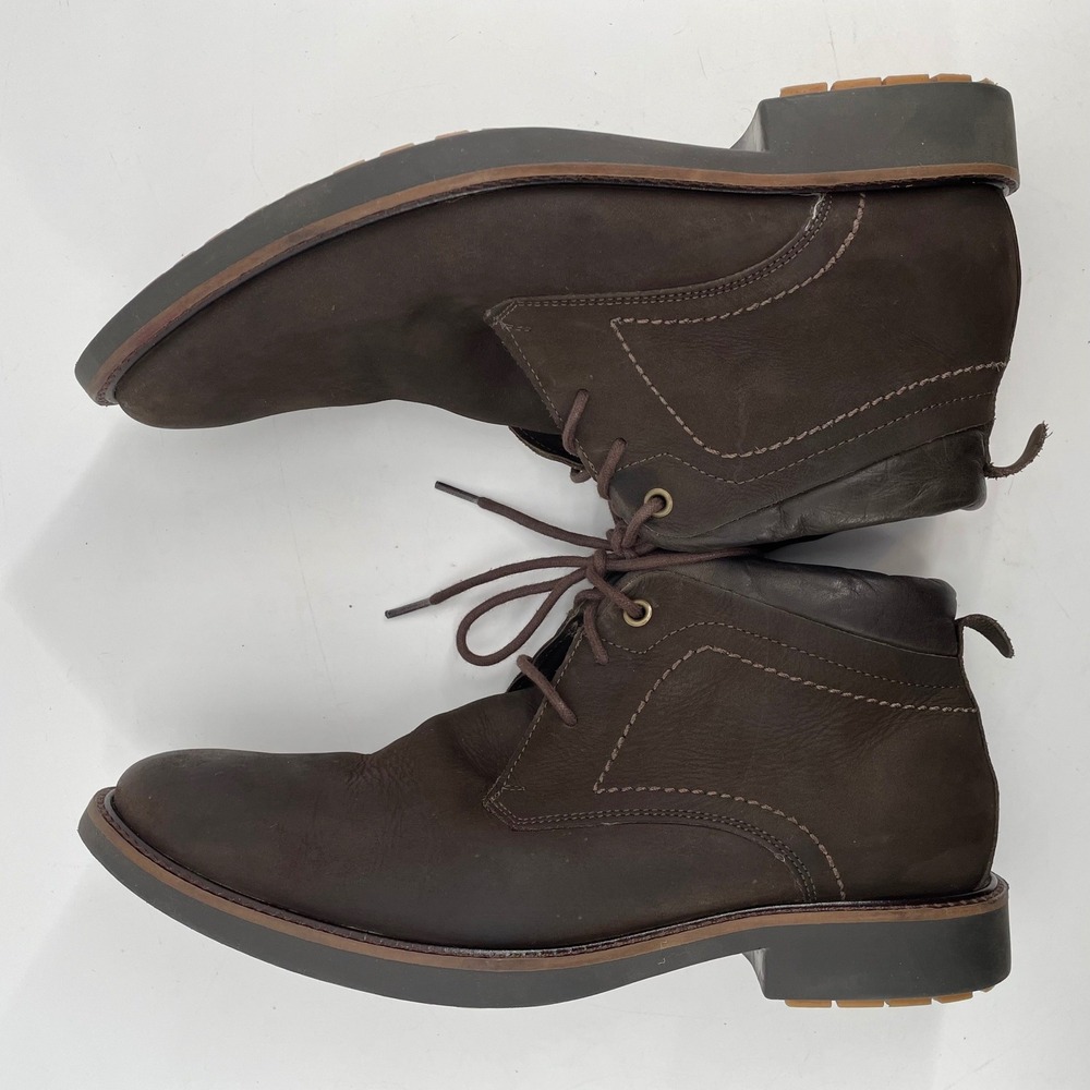 Salinger Made in‎ Brazil Leather Boot Brown Men's 10 US 43 EU Lace Up Chukka